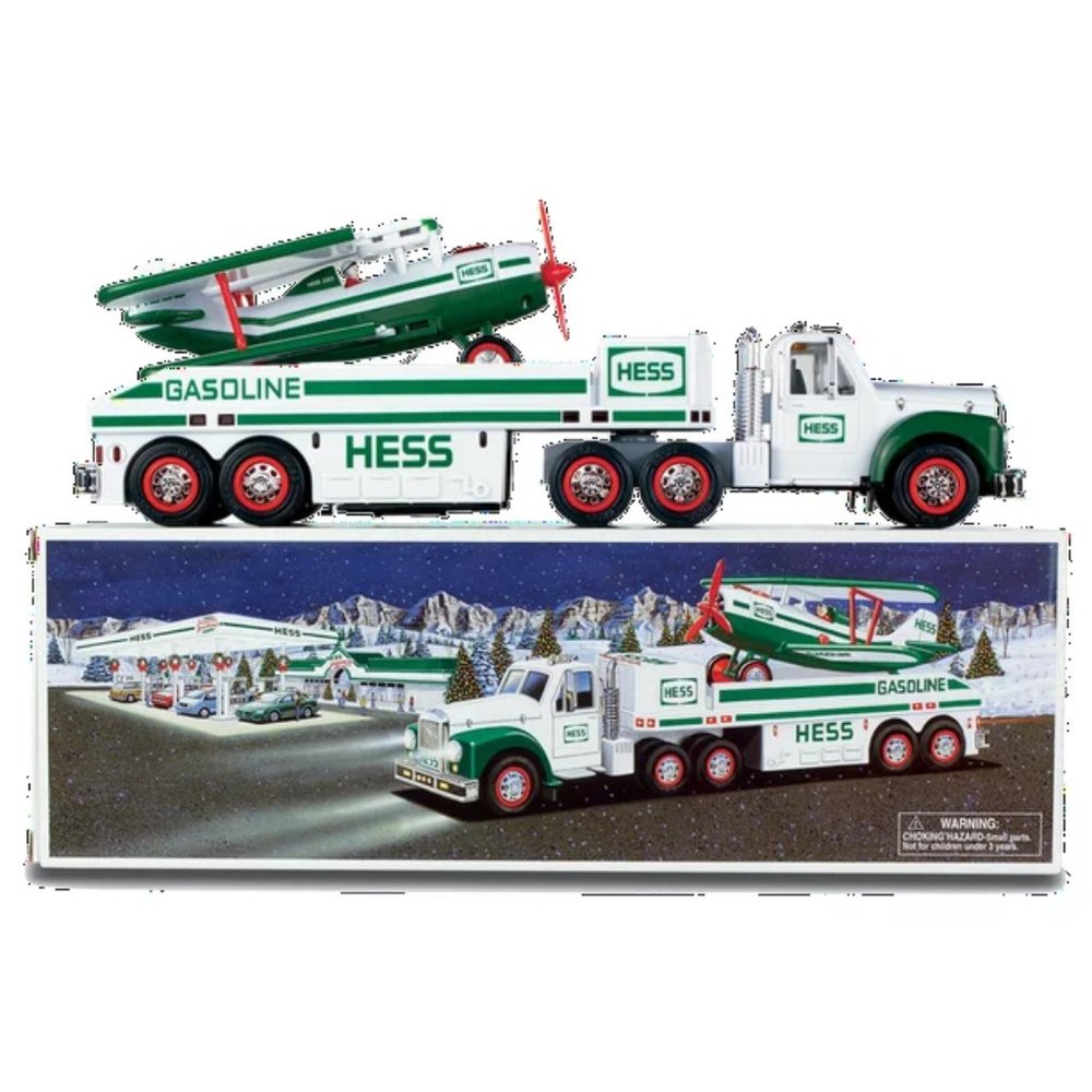 Vintage Hess Toy Truck and Airplane Released 2002 (New in Box)